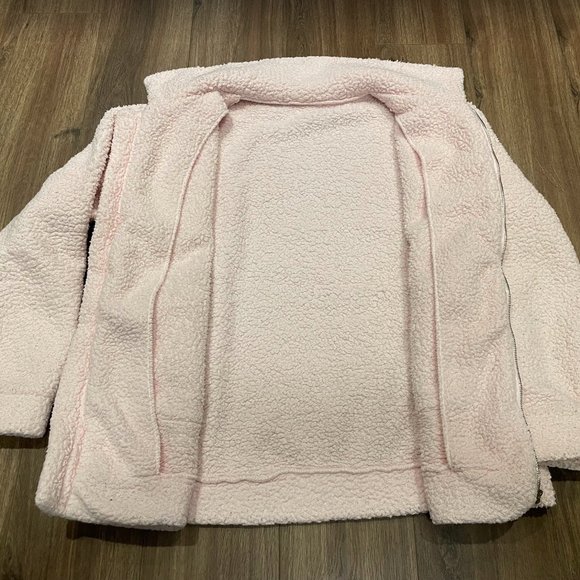 pink warm fleece with zipper - Picture 2 of 2